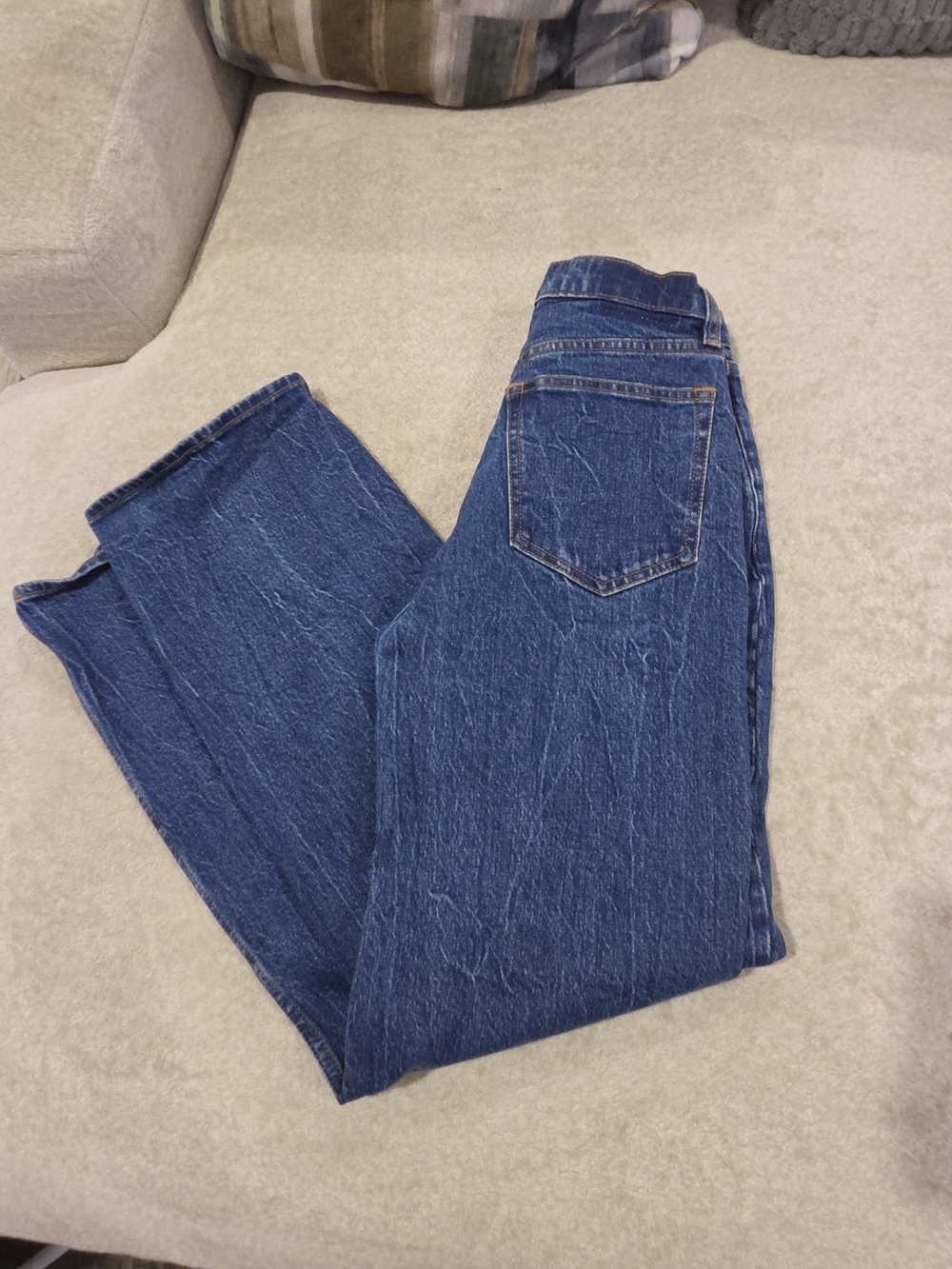 Abercrombie & Fitch Light Blue High-Rise Relaxed Jeans